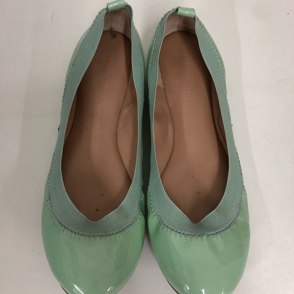 Banana Republic mint green flats - Picture 2 of 6